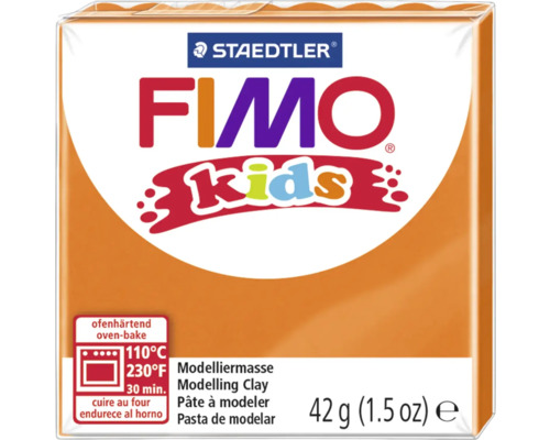 STAEDTLER FIMO Kids klei oranje 42 gram Verpakking Fimo Kids ovenhardende modelleerklei 42 gram