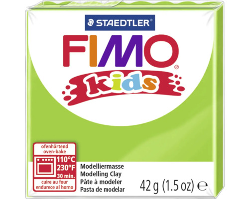 STAEDTLER FIMO Kids klei heldergroen 42 gram Fimo Kids modelleerklei, 42 gram, ovenhardend