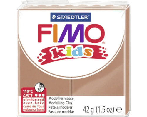 STAEDTLER FIMO Kids klei lichtbruin 42 gram Staedtler Fimo Kids modelleermassa, 42 gram, ovenhardend