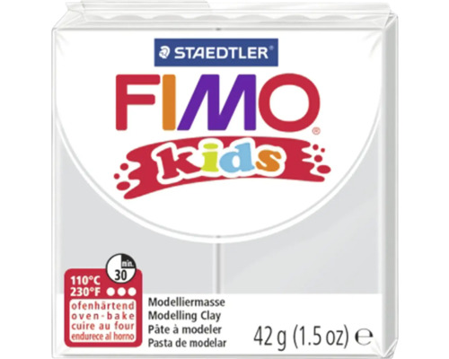 STAEDTLER FIMO Kids klei lichtgrijs 42 gram Staedtler Fimo Kids modelleerklei, 42 gram verpakking