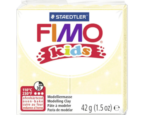 STAEDTLER FIMO Kids klei pearl lichtgeel 42 gram FIMO Kids modelleerklei, 42 gram, ovenhardend