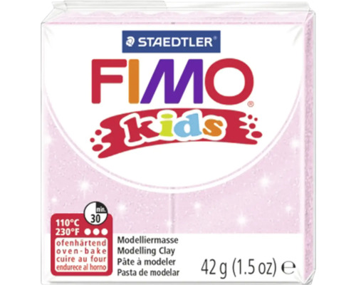 STAEDTLER FIMO Kids klei pearl helderroze 42 gram Staedtler Fimo Kids modelleerklei, 42 gram
