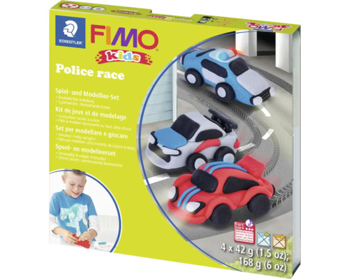 GLOREX FIMO Kids kleiset form & play police