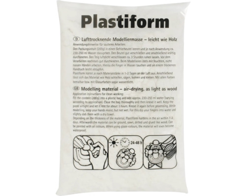 GLOREX Plastiform kleipoeder polyzak ivoor 200 gram