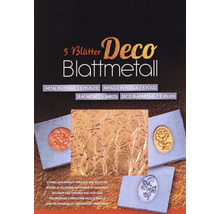 Verpakking met vijf vellen decoratief bladmetaal