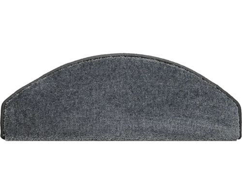 Halfronde trapmat van textiel