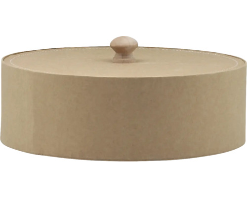 GLOREX Kartonnen doos rond met deksel 20x6,5 cm