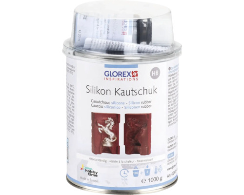 GLOREX Siliconen rubber hb 1 kg