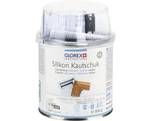 GLOREX Siliconen rubber he zeer elastisch 500 gram