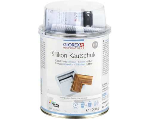 GLOREX Siliconen rubber he zeer elastisch 1 kg