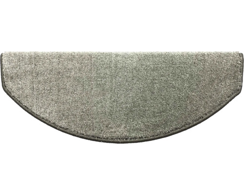 Halfronde trapmat van tapijt
