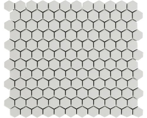 Mozaïektegel hexagon wit 29,6x25,8 cm Mozaïektegel hexagon wit 29,6x25,8 cm