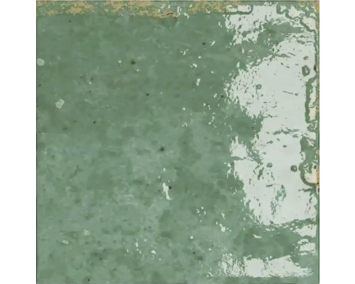 Wandtegel Carmen vierkant groen 15x15 cm