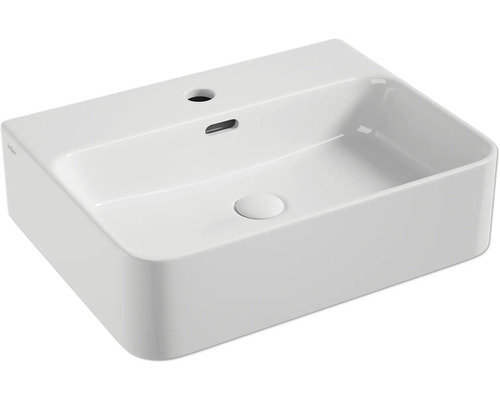 JUNGBORN Waskom opzet Three keramiek wit 52 x 40 cm JUNGBORN Waskom opzet Three keramiek wit 52 x 40 cm