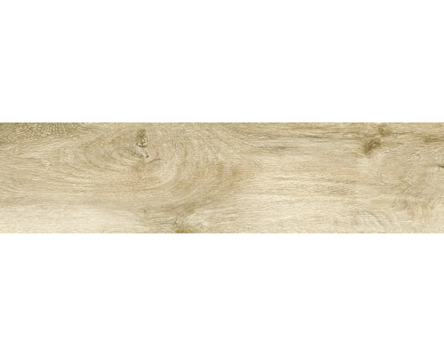 Wand- en vloertegel Forever hout beige 25x100 cm