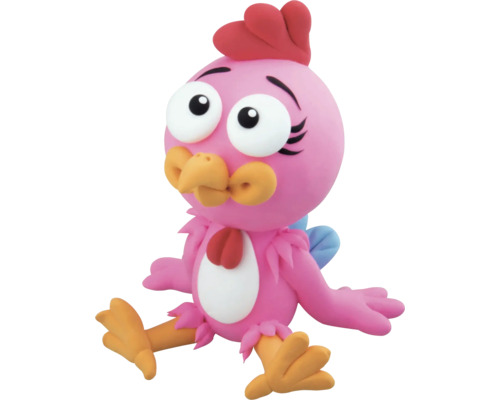 Roze kuikenfiguur om mee te spelen en te versieren