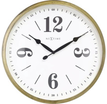 NEXTIME Wandklok Classic wit ø 39 cm