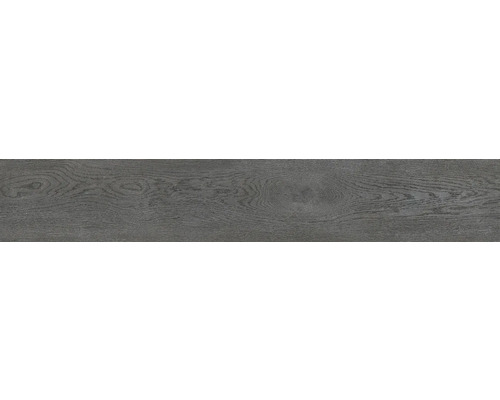 Wand- en vloertegel Code houtlook donkergrijs 120x20 cm gerectificeerd