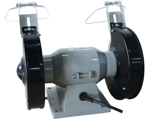 Dubbele slijpmachine met beschermkappen voor werkplaatsgebruik