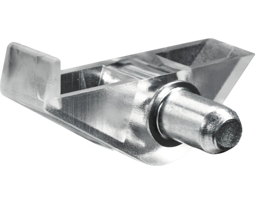 HETTICH Legplankbeveiliging Ø 5 mm x 9,5x26x7 mm, 50 stuks Legborddrager van kunststof en metaal