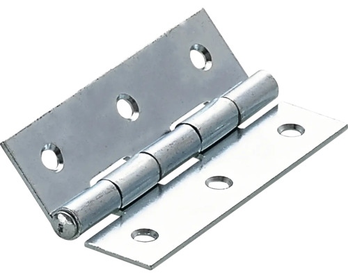 HETTICH Scharnier 70x35 mm verzinkt, 10 stuks Metalen scharnier met bevestigingsgaten