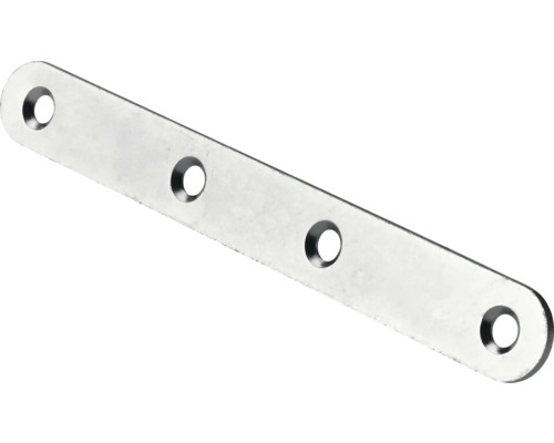 HETTICH Verbindingsprofiel 120x15 mm verzinkt, 25 stuks Verbindingsplaat van metaal met zes gaten