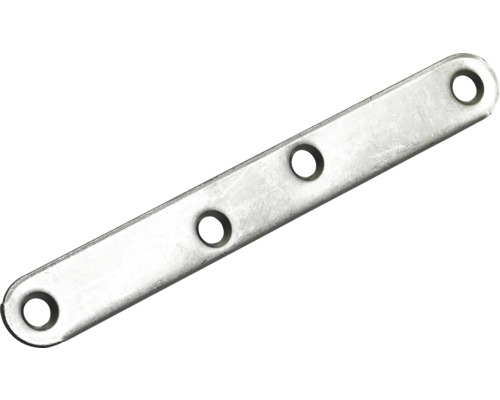 HETTICH Verbindingsplaat VA304 120 mm RVS, 25 stuks Metalen verbindingsstuk met vijf gaten