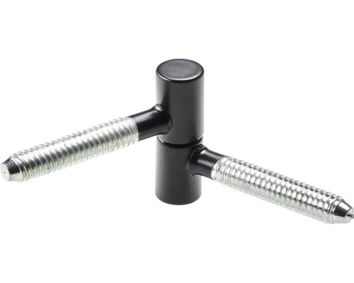 HETTICH Meubel inboorpaumelle 28 x Ø 8 mm zwart, 5 stuks Deurscharnier met draadeind