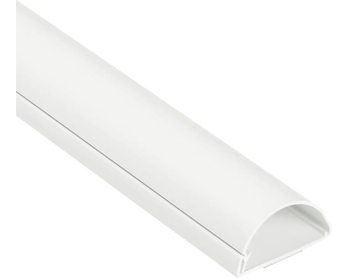 D-LINE Kabelgoot halfrond zelfklevend 50x25 mm wit 100 cm Kunststof kabelgoot