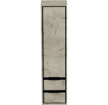 SANOX Hoge badkamerkast Loft 160x40x35 cm craft oak