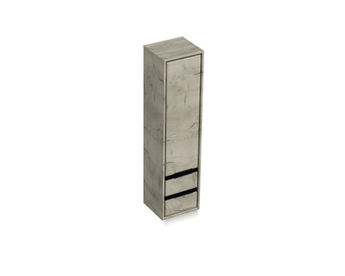 Hoge kast met twee laden voor badkamer