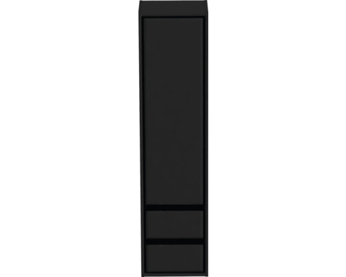 SANOX Hoge kast Loft 160x40 cm rechtsdraaiend zwart mat