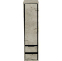 SANOX Hoge badkamerkast Loft 160x40x35 cm craft oak