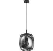 Hanglamp met lampenkap van metalen stijlen