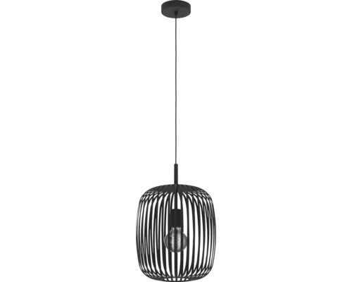 Hanglamp met lampenkap van metalen stijlen
