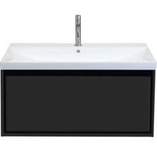 Wastafelonderkast met wastafel en kraan