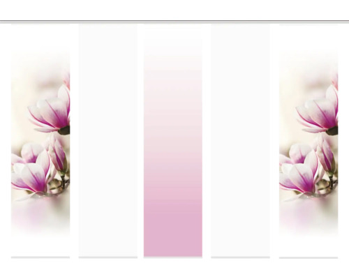 Magnoliabloemen op een decoratieve baan