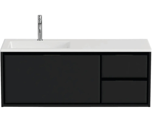 Wastafelonderkast met wastafel en kraan