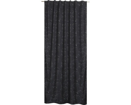 Verduisterend gordijn met lint blauw 140x245 cm Verduisterend gordijn met lint blauw 140x245 cm