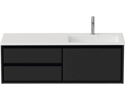 Wastafelmeubel met twee laden en een wastafel