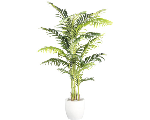 Kunstplant Palm Howea Kentia in pot groen H 160 cm