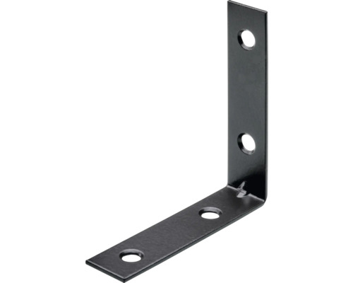 HETTICH Stoelhoek 65x65 mm zwart, 25 stuks