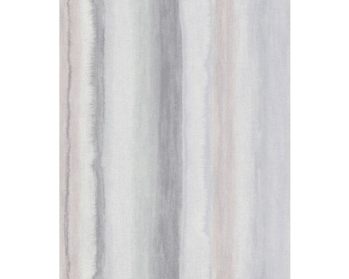 MARBURG Vliesbehang 34424 Shades strepen grijs Behang met aquarelstreepjespatroon