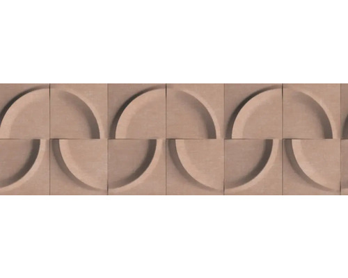 MARBURG Behangrand vlies 34471 Shades 3D-optiek 500x17 cm Decoratieve wandpanelen met halve cirkel patroon