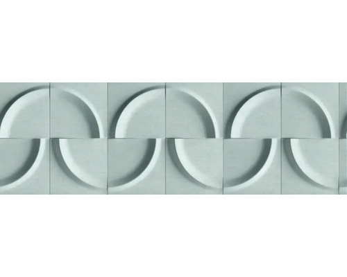 MARBURG Behangrand vlies 34473 Shades 3D-optiek 500x17 cm Decoratieve 3D-wandpanelen met halfcirkelpatroon