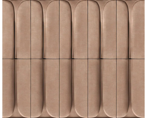 MARBURG Vliesbehang 34474 Shades 3D steenoptiek bruin Wandpanelen met verticale groeven voor interieurdecoratie