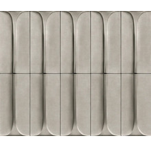 Patroon van wandtegels met verticaal ribbeldesign