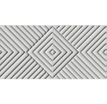 Decoratieve plaat met geometrisch ruitpatroon