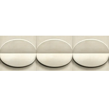 Decoratieve wandtegels met een halfcirkelpatroon