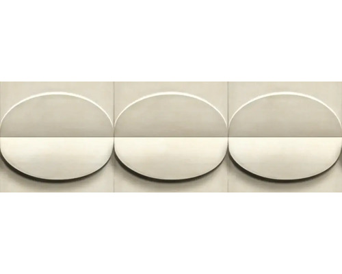 MARBURG Behangrand vlies 34491 Shades 3D-optiek 500x17 cm Decoratieve wandtegels met een halfcirkelpatroon